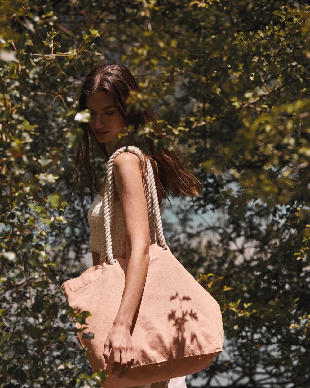 Tote bags KIMOOD Totebag in marinestijl voor bedrukking &amp; borduring