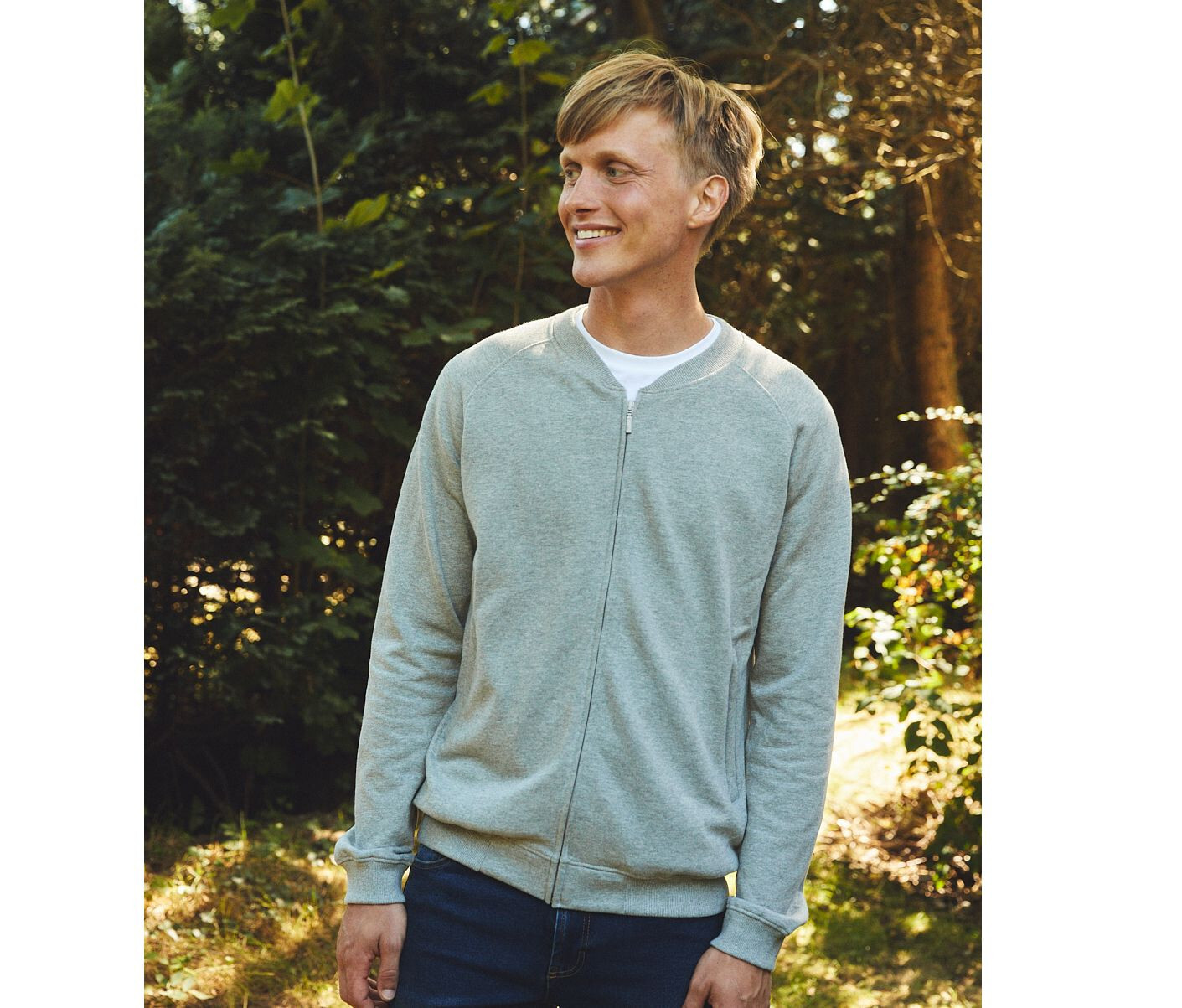 Vestes personnalisable NEUTRAL UNISEX JACKET WITH ZIP