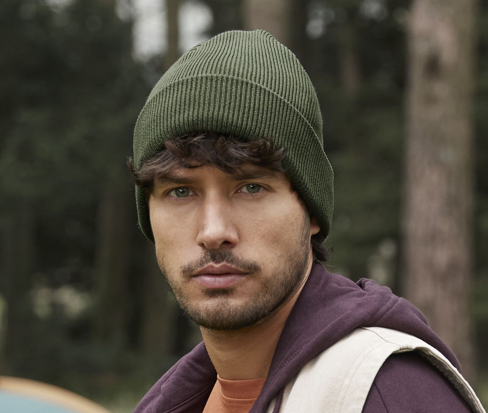 Bonnets personnalisable BEECHFIELD ORGANIC COTTON ORIGINAL CUFFED BEANIE