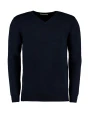 KUSTOM KIT Classic Fit Arundel V Neck Sweater Pullovers personalisierbar