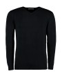 KUSTOM KIT Classic Fit Arundel V Neck Sweater Pullovers personalisierbar