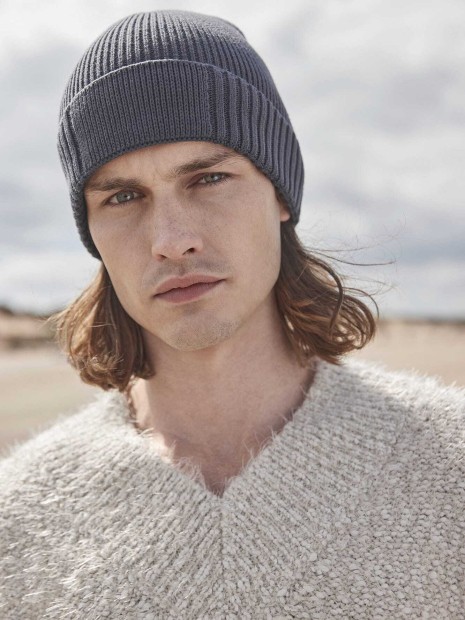 Casquettes à personnaliser BEECHFIELD Bonnet en coton biologique avec patch technique 