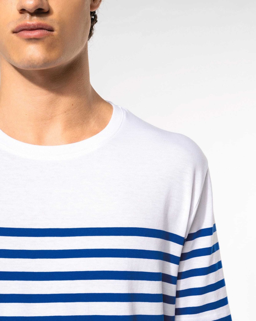 T-shirts KARIBAN Marine-T-shirt ronde hals Bio heren voor bedrukking &amp; borduring