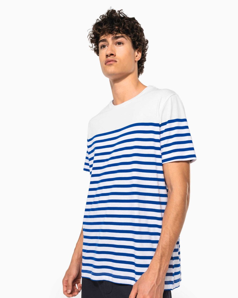 T-Shirts personnalisable KARIBAN T-shirt marin col rond Bio homme