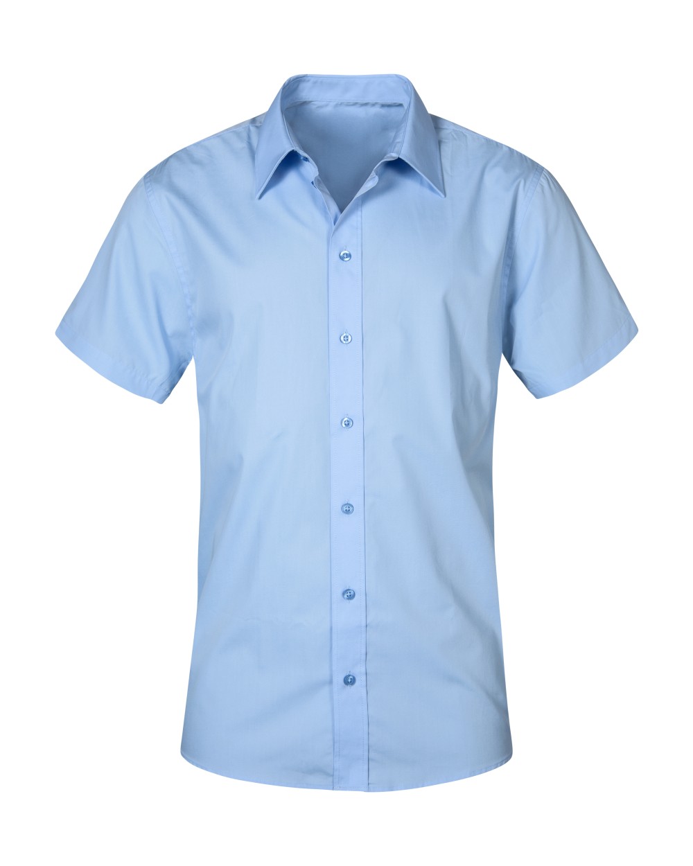 Chemises personnalisable PROMODORO Men`s Poplin Shirt Short Sleeve