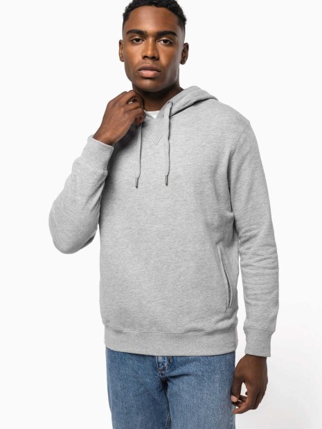 Sweat-shirts à personnaliser KARIBAN Sweat-shirt french terry écoresponsable à capuche unisexe 