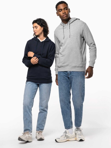 Sweat-shirts à personnaliser KARIBAN Sweat-shirt french terry écoresponsable à capuche unisexe 