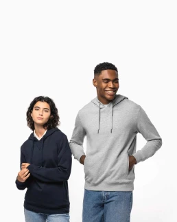Sweat-shirt french terry écoresponsable à capuche unisexe