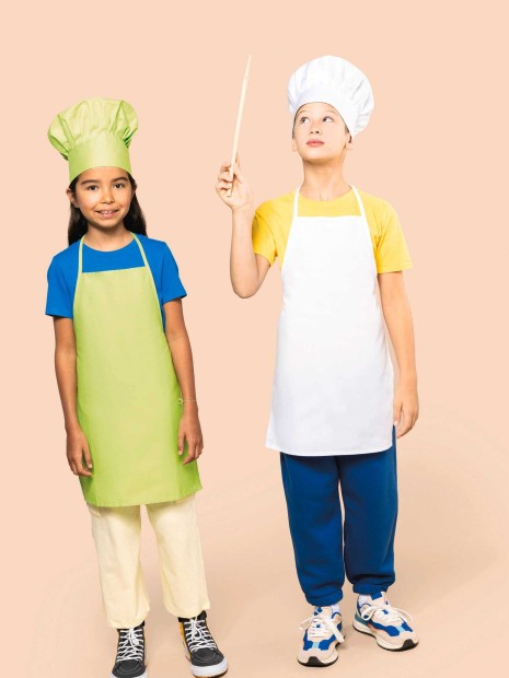 Tabliers à personnaliser KARIBAN Kit chef cuisinier enfant 