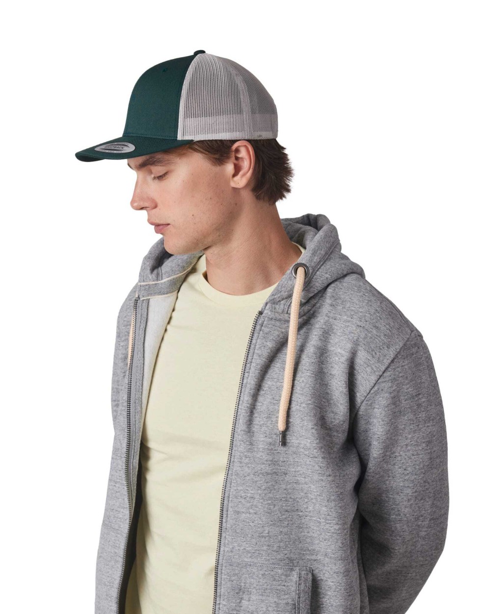 Casquettes personnalisable K-UP Casquette Trucker modèle rétro - 6 panneaux