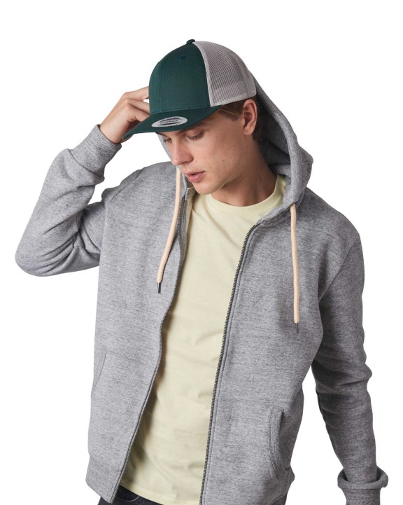 Casquettes personnalisable K-UP Casquette Trucker modèle rétro - 6 panneaux