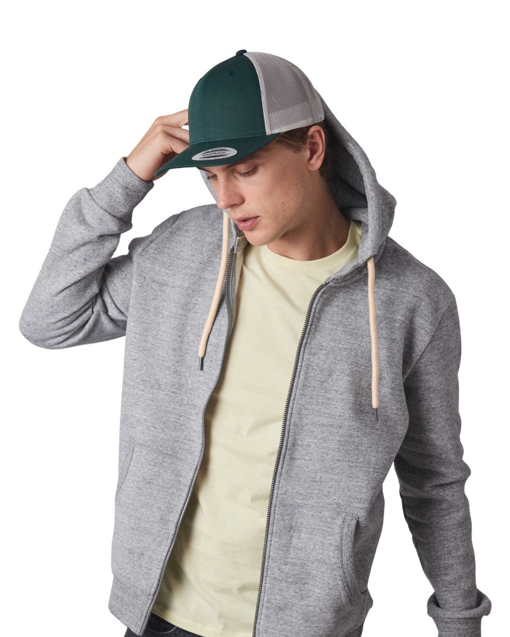 Casquettes personnalisable K-UP Casquette Trucker modèle rétro - 6 panneaux