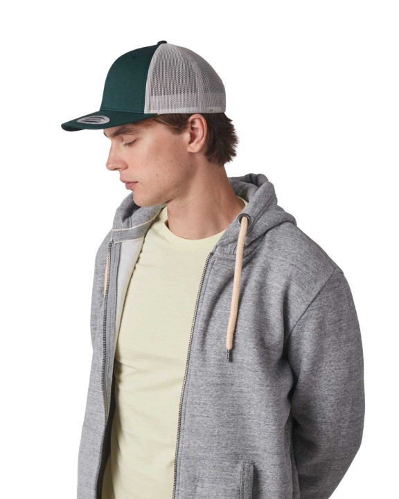 Casquettes personnalisable K-UP Casquette Trucker modèle rétro - 6 panneaux