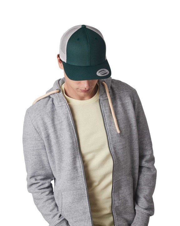 Casquettes personnalisable K-UP Casquette Trucker modèle rétro - 6 panneaux
