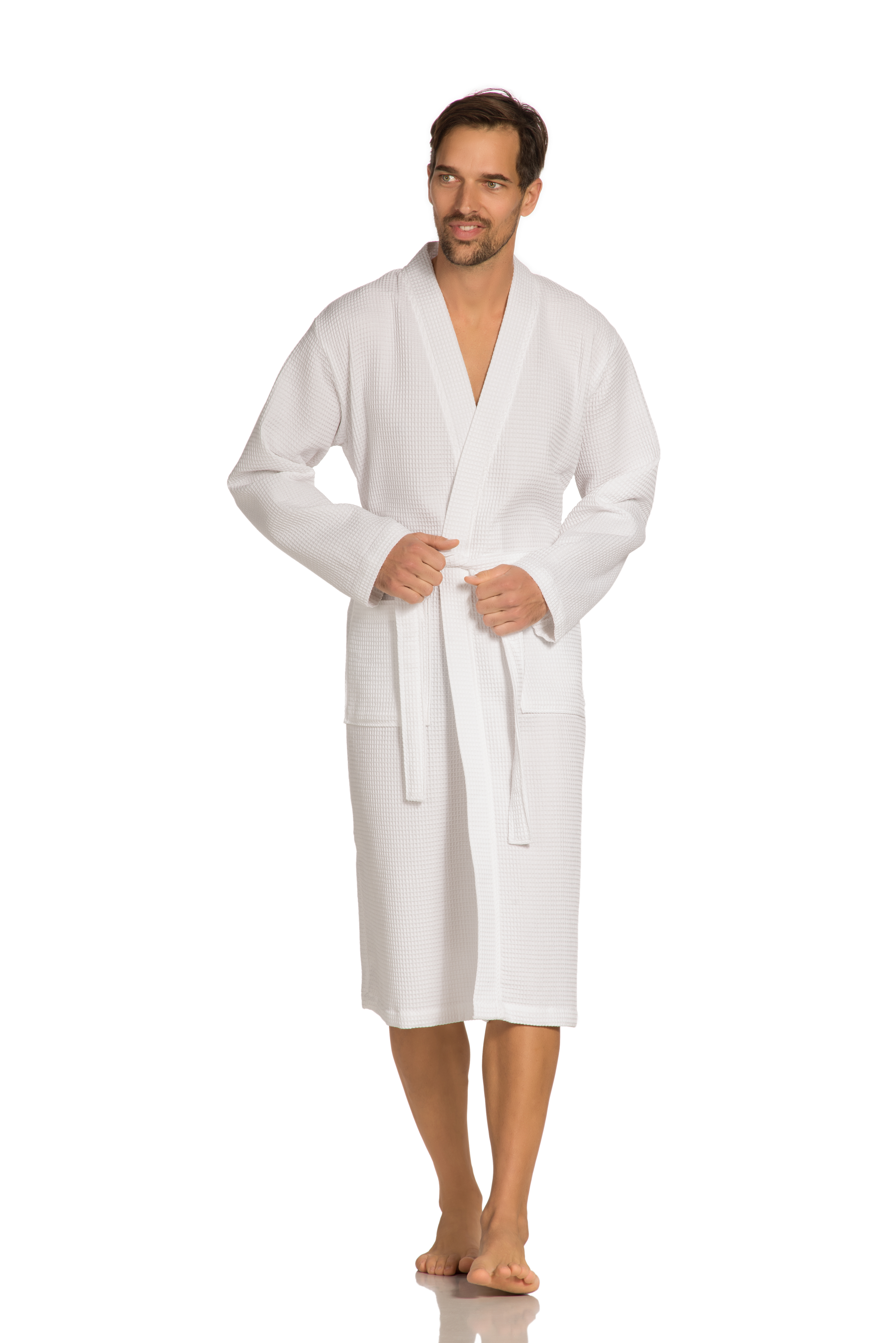 Bad artikelen VOSSEN Piqué Bathrobe Wellington voor bedrukking &amp; borduring
