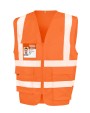 Fluo vestjes RESULT Veiligheidshesje met rits voor bedrukking &amp; borduring