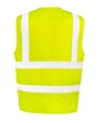 Fluo vestjes RESULT Veiligheidshesje met rits voor bedrukking &amp; borduring
