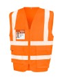 Fluo vestjes RESULT Veiligheidshesje met rits voor bedrukking &amp; borduring
