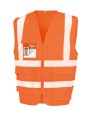 Fluo vestjes RESULT Veiligheidshesje met rits voor bedrukking &amp; borduring