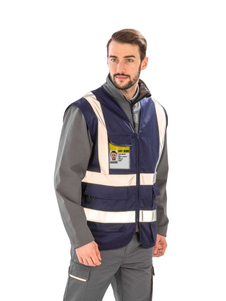 Gilets de sécurité à personnaliser RESULT Gilet de sécurité zippé 