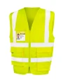 Fluo vestjes RESULT Veiligheidshesje met rits voor bedrukking &amp; borduring