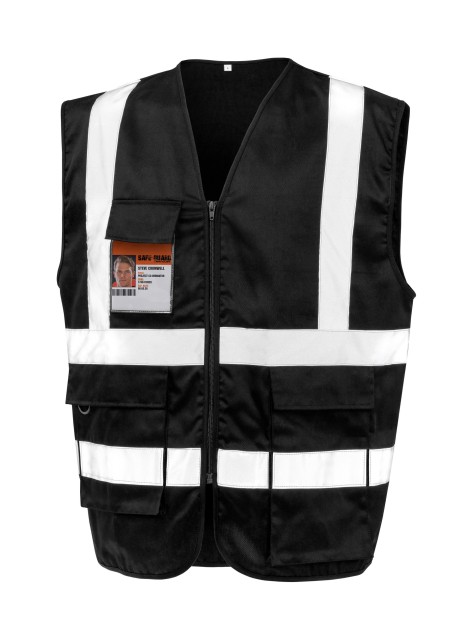 RESULT Gilet de sécurité zippé /api/colors/b9fdad4a-5e94-45cb-8c03-c08b349b28c3 personnalisable
