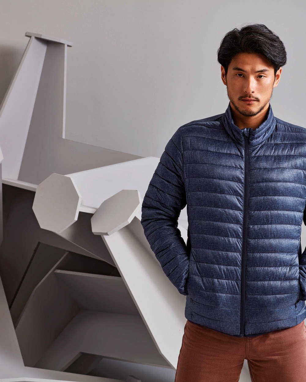 Jassen 2786 Melange padded jacket voor bedrukking &amp; borduring