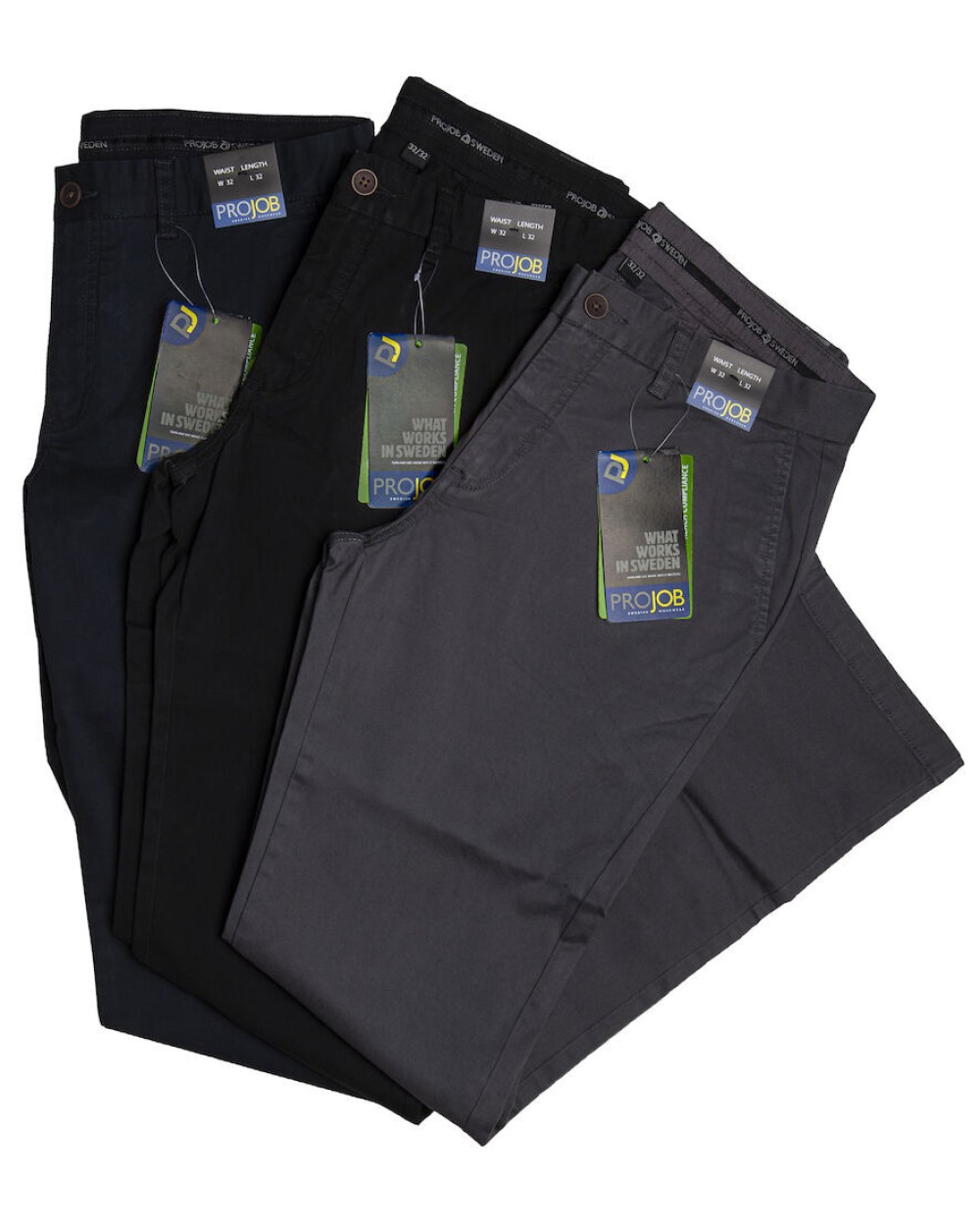 Pantalons personnalisable PROJOB 2550 PANTALON CHINO ELASTHANNE