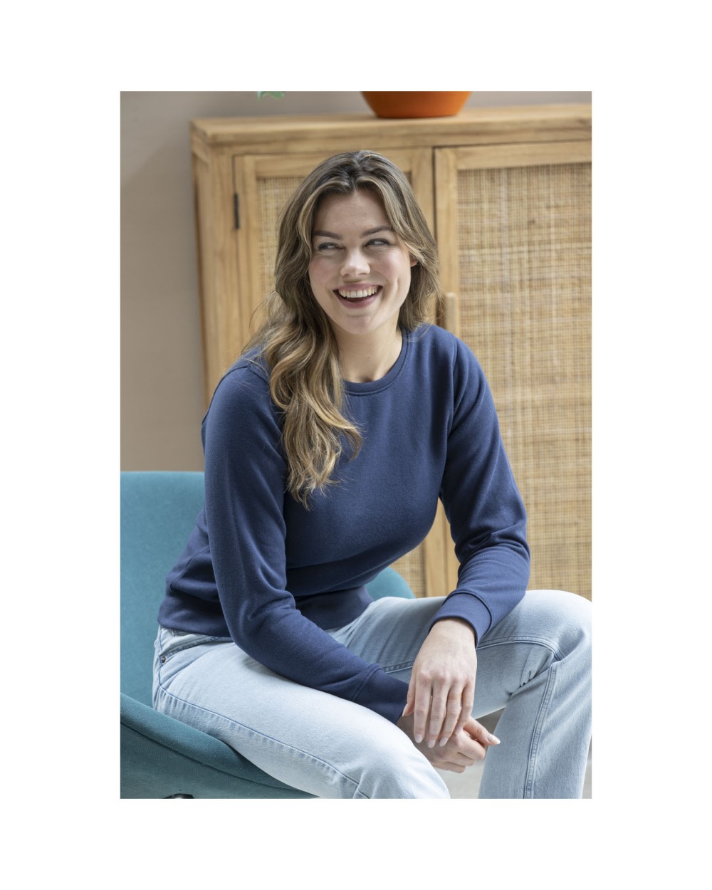 ELEVATE Zenon Damenpullover mit Rundhalsausschnitt Sweatshirts personalisierbar