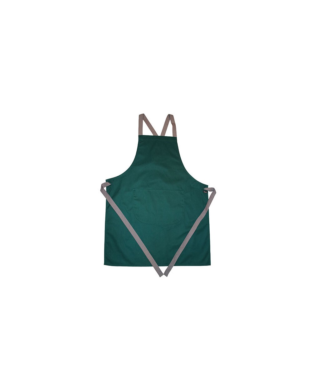 DENNYS LONDON Apron With Grey Ties Crossover Schürzen personalisierbar