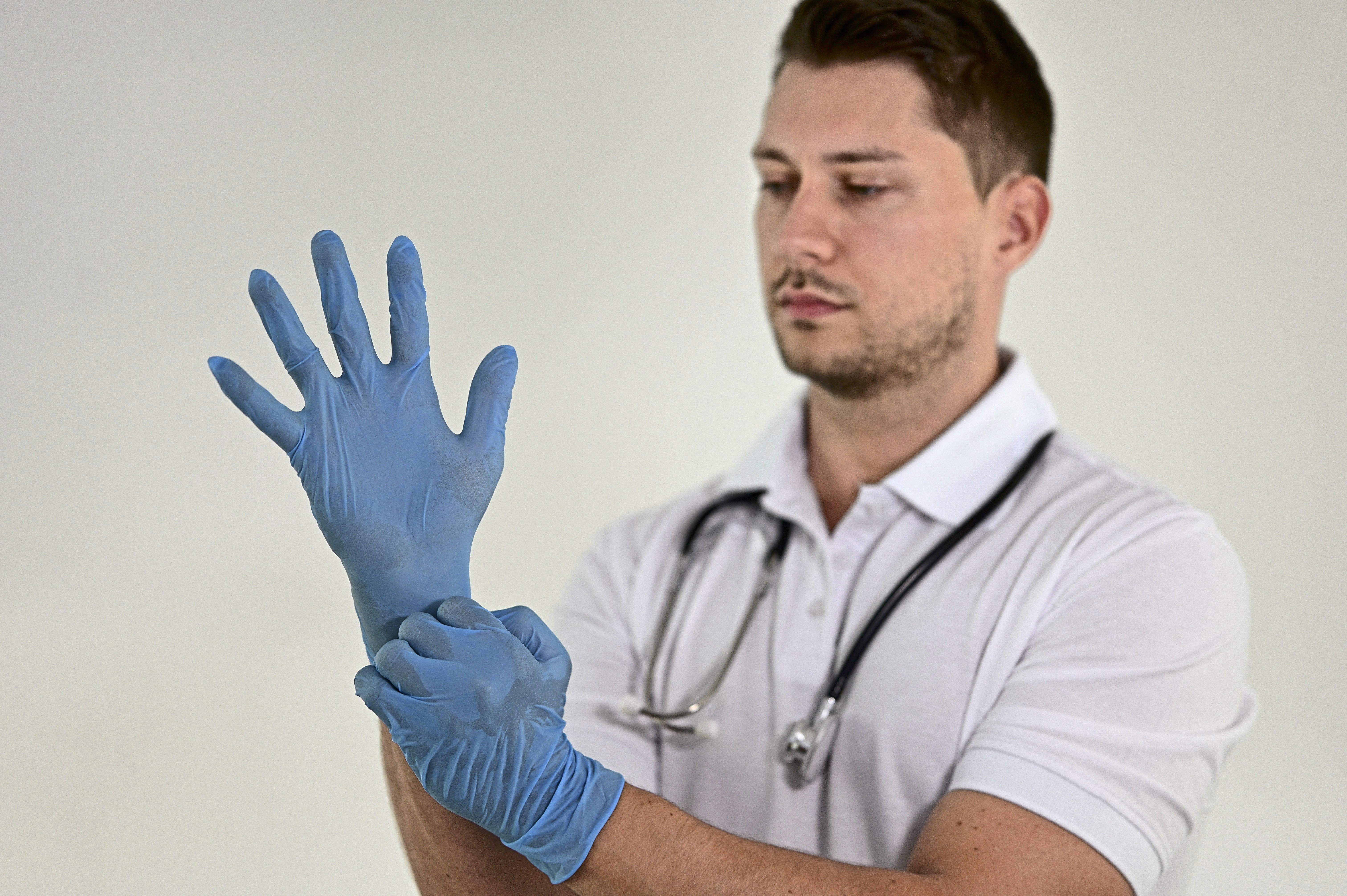 Mutsen KORNTEX Disposable Nitrile Gloves Kars (Pack of 100) voor bedrukking &amp; borduring
