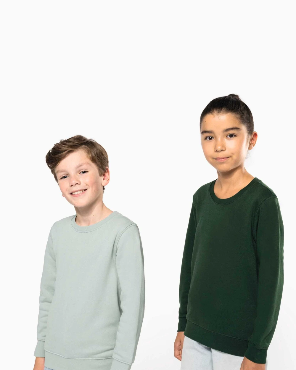 Sweat-shirts personnalisable KARIBAN Sweat-shirt écoresponsable col rond enfant
