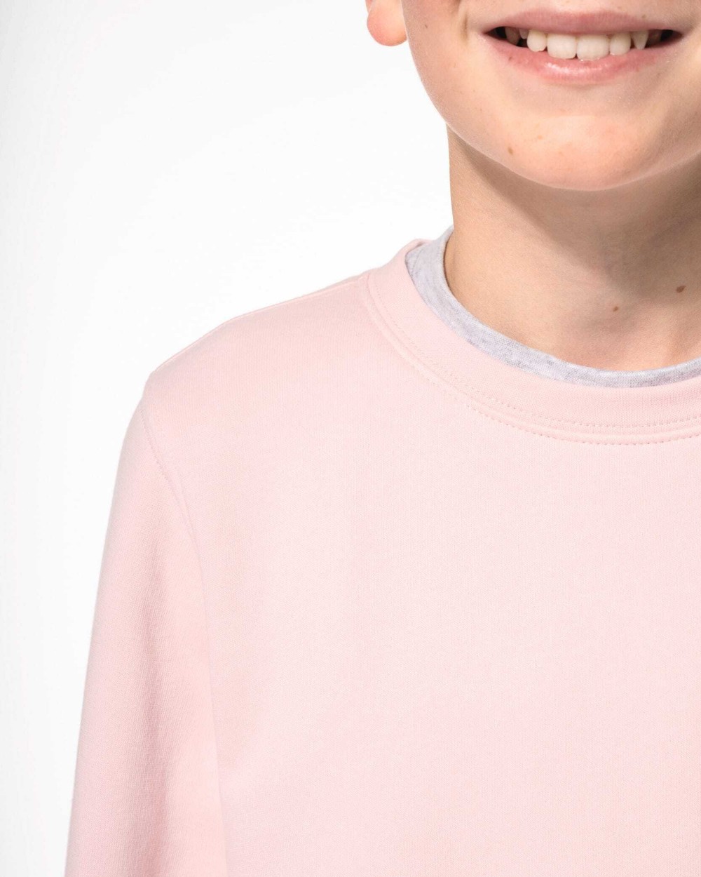 Sweaters & hoodies KARIBAN Ecologische kindersweater met ronde hals voor bedrukking &amp; borduring