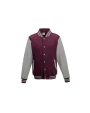 Sweat-shirts personnalisable AWDIS KIDS VARSITY JACKET