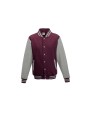 Sweat-shirts personnalisable AWDIS KIDS VARSITY JACKET
