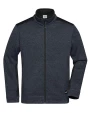 Polar Fleeces JAMES & NICHOLSON Men‘s Knitted Workwear Fleece Jacket -STRONG- voor bedrukking &amp; borduring