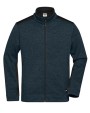 JAMES & NICHOLSON Men‘s Knitted Workwear Fleece Jacket -STRONG- Polar Fleeces personalisierbar