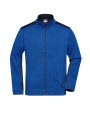 JAMES & NICHOLSON Men‘s Knitted Workwear Fleece Jacket -STRONG- Polar Fleeces personalisierbar
