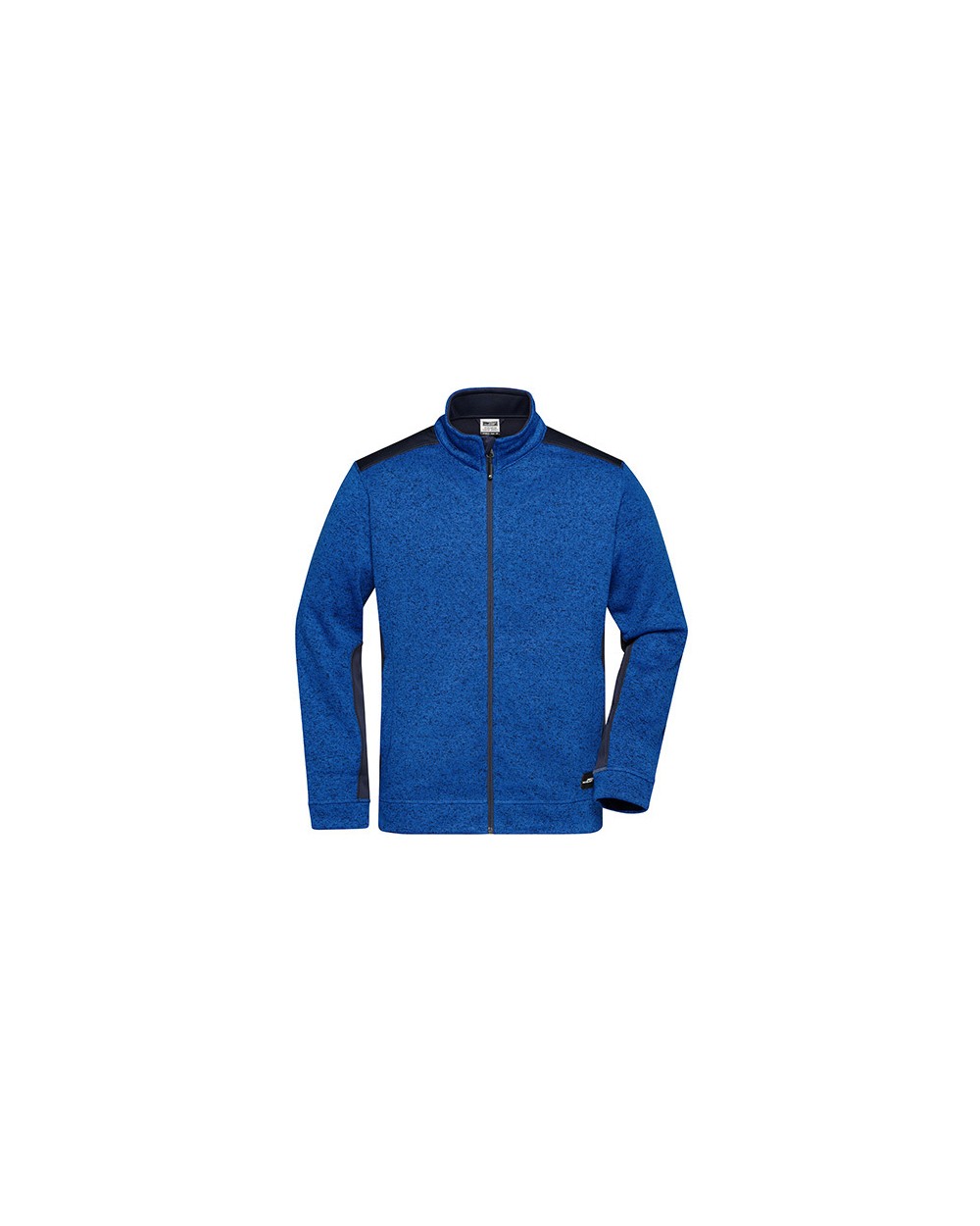 Laines polaires personnalisable JAMES & NICHOLSON Men‘s Knitted Workwear Fleece Jacket -STRONG-