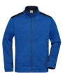 Laines polaires personnalisable JAMES & NICHOLSON Men‘s Knitted Workwear Fleece Jacket -STRONG-