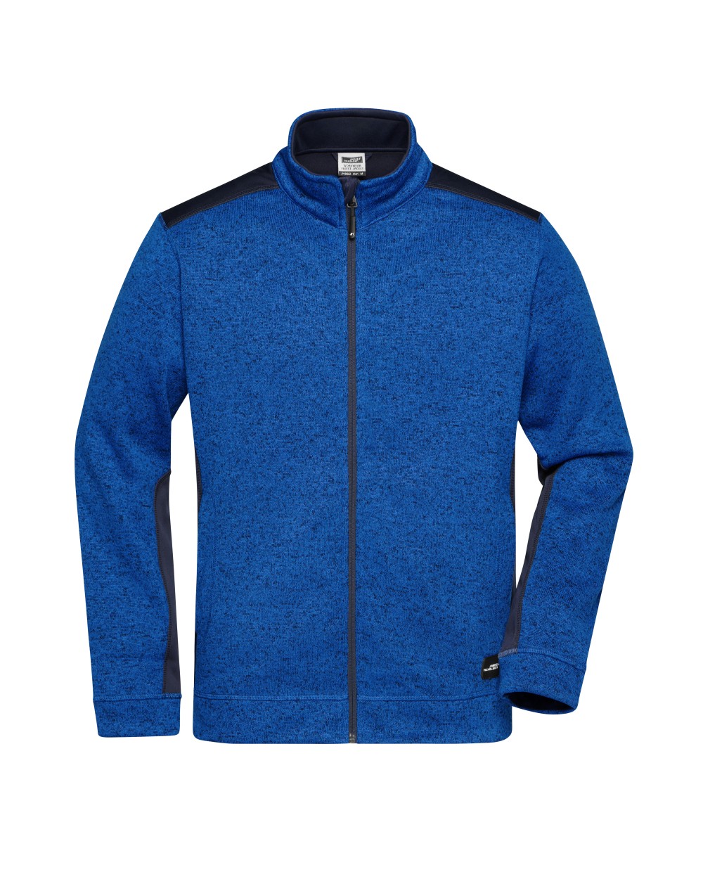 JAMES & NICHOLSON Men‘s Knitted Workwear Fleece Jacket -STRONG- Polar Fleeces personalisierbar