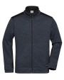JAMES & NICHOLSON Men‘s Knitted Workwear Fleece Jacket -STRONG- Polar Fleeces personalisierbar