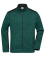 JAMES & NICHOLSON Men‘s Knitted Workwear Fleece Jacket -STRONG- Polar Fleeces personalisierbar
