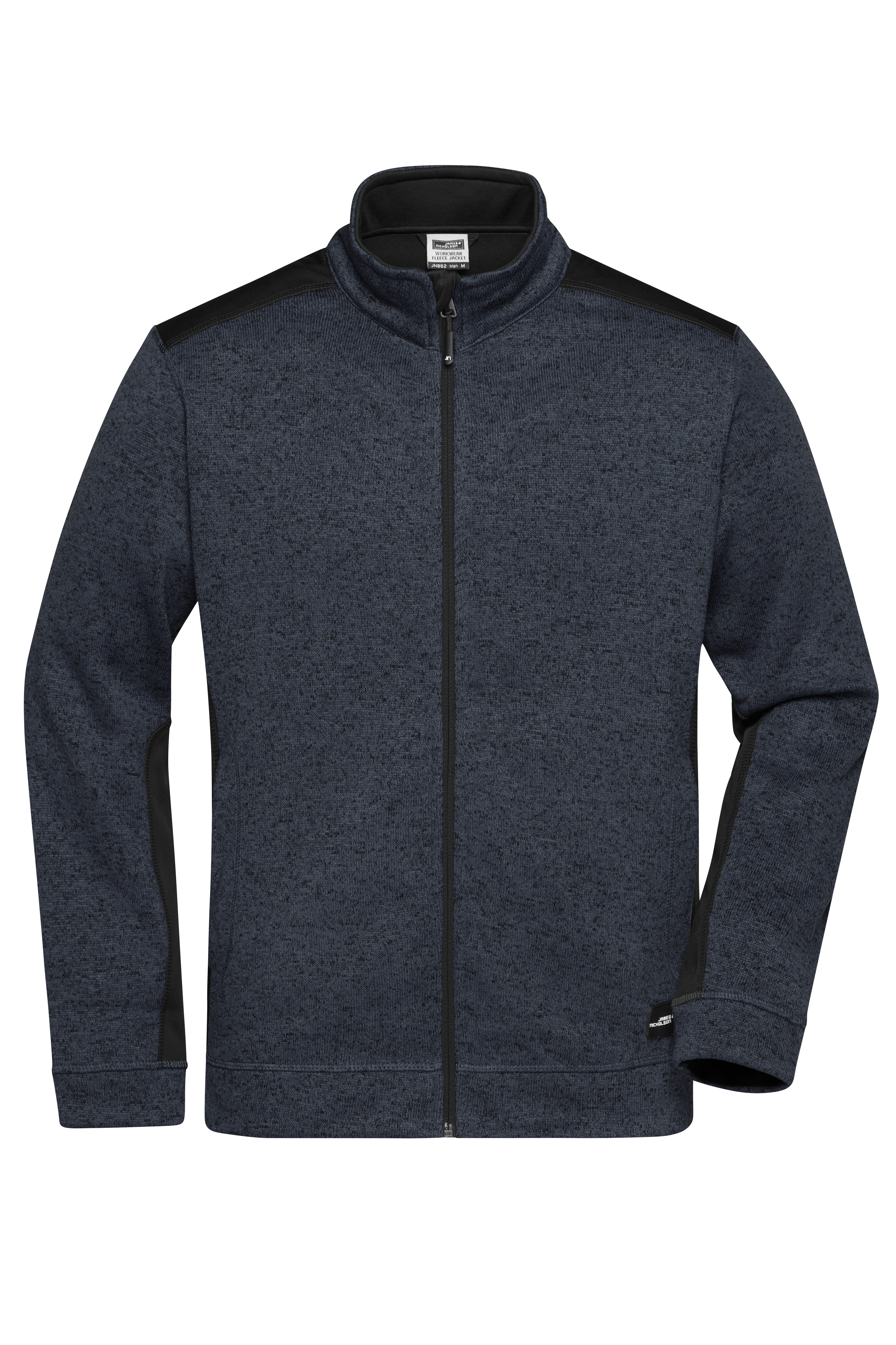Polar Fleeces JAMES & NICHOLSON Men‘s Knitted Workwear Fleece Jacket -STRONG- voor bedrukking &amp; borduring