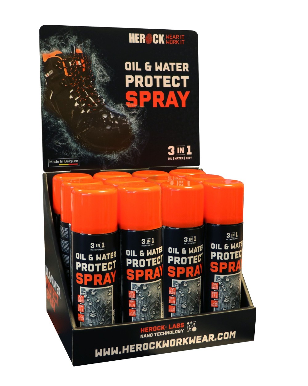 HEROCK OIL AND WATER PROTECT SPRAY Jacken personalisierbar