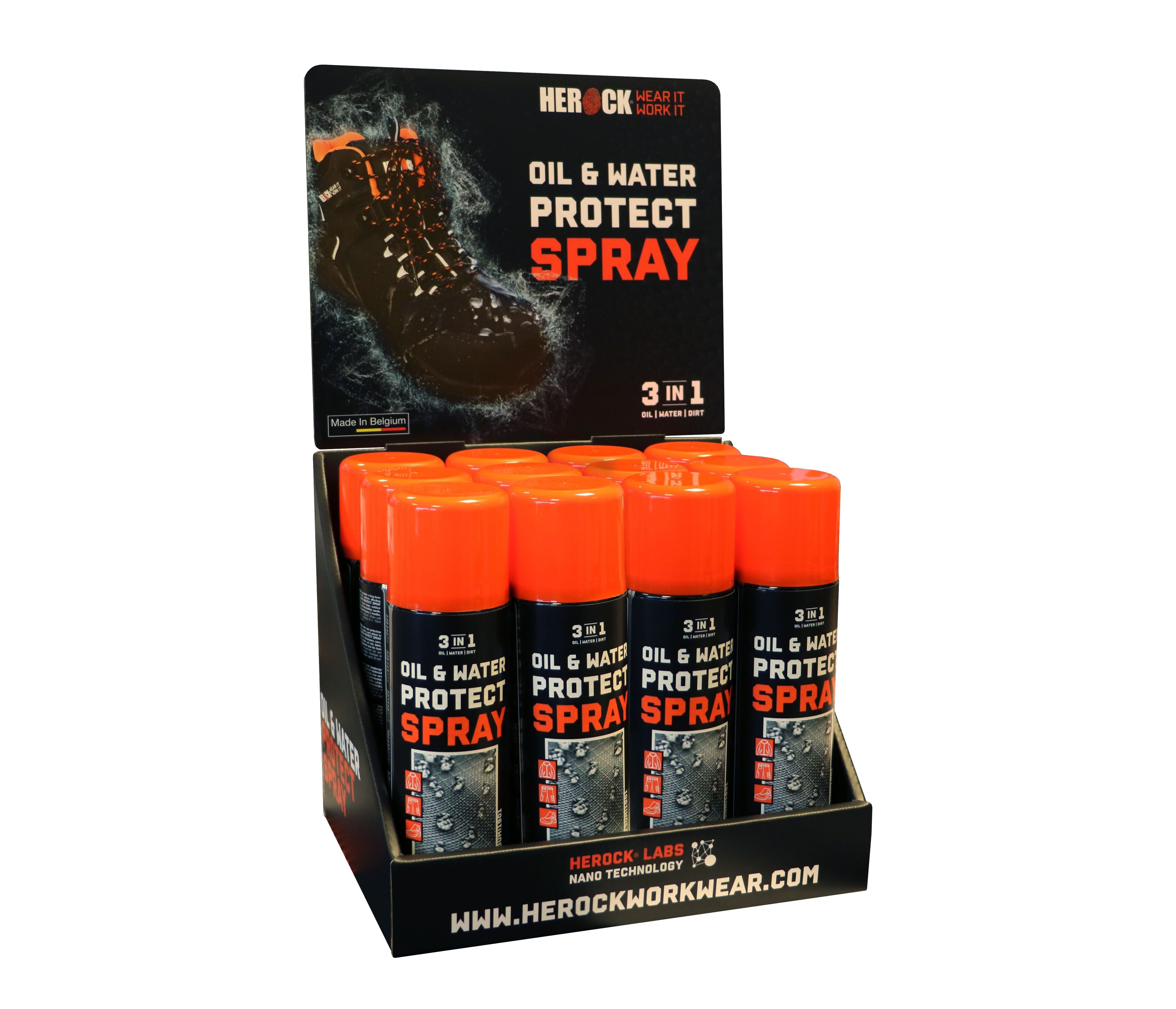 Vestes personnalisable HEROCK OIL AND WATER PROTECT SPRAY