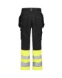 Pantalons personnalisable JOBMAN 2514 Craftsman Trousers Stretch Hi-Vis