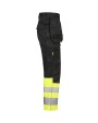 Broeken JOBMAN 2514 Craftsman Trousers Stretch Hi-Vis voor bedrukking &amp; borduring