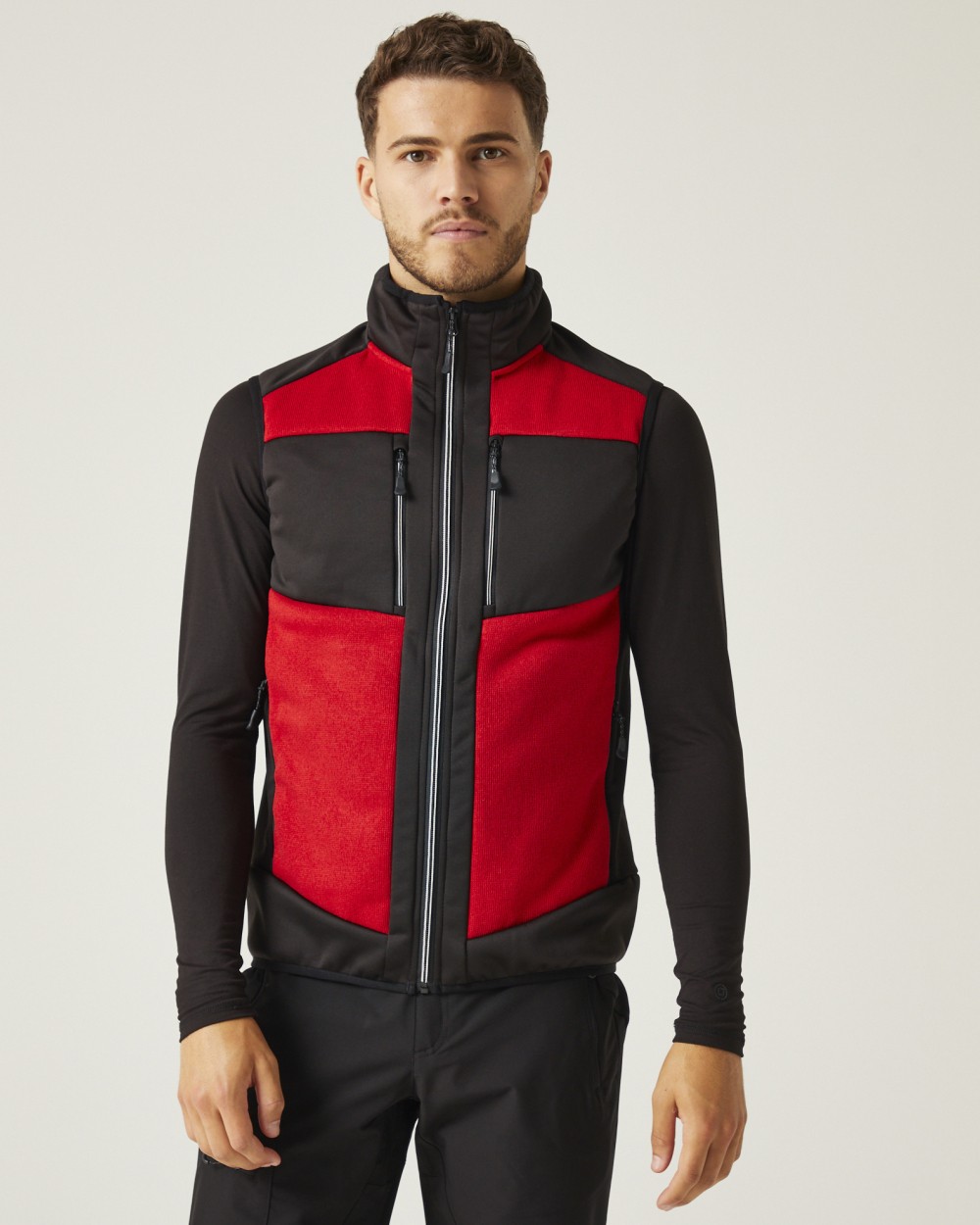 Softshells REGATTA E-VOLVE KNIT EFFECT STRETCH BODYWARMER voor bedrukking &amp; borduring