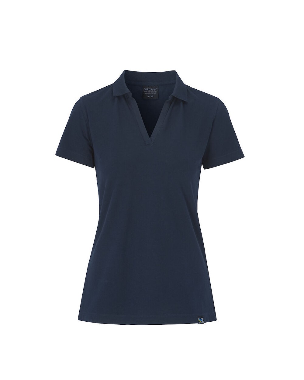 Polos personnalisable COTTOVER POLO STRETCH PIQUE FEMME - CERTIFIÉ GOTS